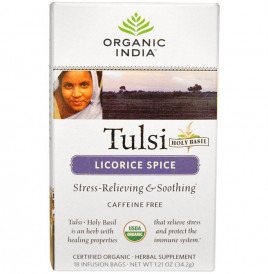 Organic India Tulsi Holy Basil Licorice Spice  Box  34.2 grams